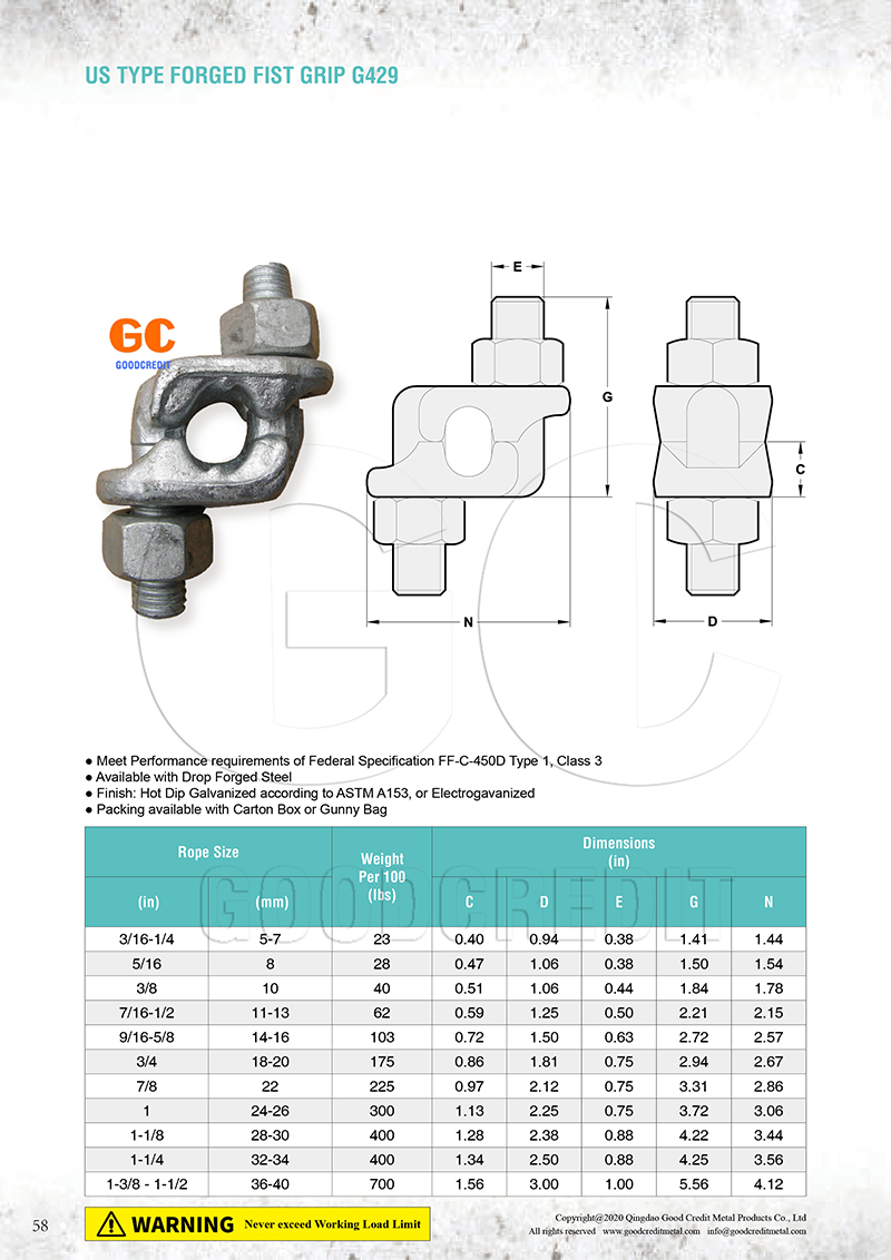 Us Type Forged Fist Grip G429 Catalogue 800.jpg