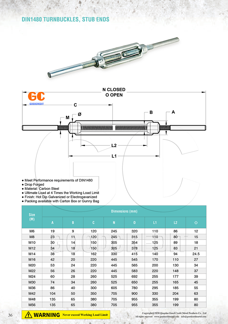 DIN1480 Turnbuckles, Stub Ends Catalogue 800.jpg