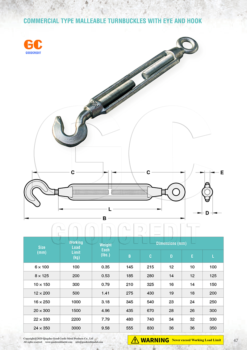 Commercial Type Malleable Turnbuckle Catalogue 800.jpg