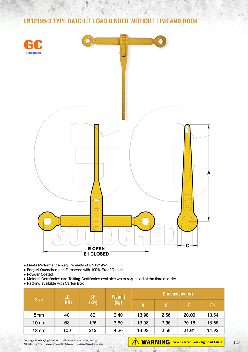 EN12195-3 Type Ratchet Load Binder without Link & Hook Catalogue 800.jpg